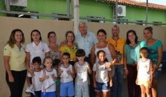 Entrega de Uniformes na Escola Municipal Maria Ignez 