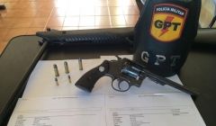 Preso com arma em bar, homem era procurado por dois homicídios