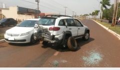 Acidente envolveu três veículos em Quirinópolis