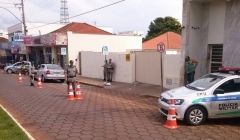 PM realiza trabalho para prevenir crimes.