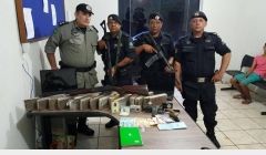 PM apreendeu mais de 12 kg de maconha em Quirinópolis.