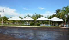 Lago Sol Poente Sendo Preparado pro Carnaval 2016.