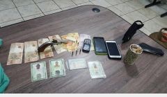 Ladrões roubaram em farmácia, mas acabaram presos 