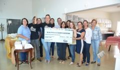 Projeto Jovem do Futuro Entrega 3° Cheque Para Escola Estadual Quintiliano Leão Neto.