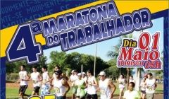 Prefeitura de Quirinópolis Realizará No Próximo Domingo 01 de Maio 4ª Maratona do TRABALHADOR