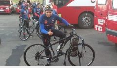 Sargento do Corpo de Bombeiros de Quirinópolis participou do V Desafio Comboio Ciclístico da Corporação