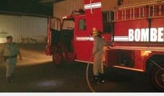 Incêndio em galpão de indústria