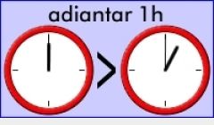 Horário de Verão começa a zero hora deste domingo