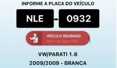 Ladrões furtaram veículo em Quirinópolis