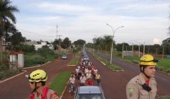 Imagem peregrina de Nossa Senhora Aparecida chegou ontem à Quirinópolis.