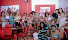 Encontro reuniu várias mamães em Quirinópolis.