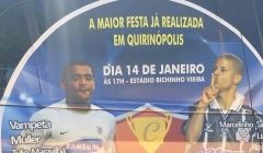 Ex-craques do futebol brasileiro em Quirinópolis