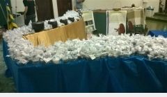 Frutos do cerrado em feira de degustação