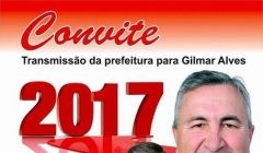 Convite para posse dos vereadores, prefeito e vice-prefeito de Quirinópolis