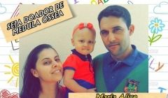 Quirinopolinos se unem em campanha para conseguir doador de medula para garotinha de 1 ano e 10 meses.