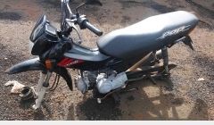 Veículo recuperado, mas sem as rodas