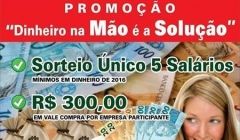 Rádio faz sorteio da Promoção Dinheiro na Mão é a Solução.