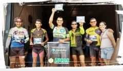 Ciclistas de Quirinópolis fazendo bonito