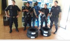 Detido suspeito de furtar pneus, em Quirinópolis