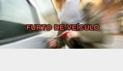 Ladrões furtaram veículo no Bairro Municipal, ontem à noite. 