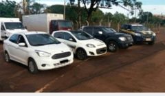 PRF intercepta comboio de carros roubados em Quirinópolis, Acreúna e Jataí.