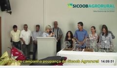 SICOOB Agrorural sorteou uma moto Biz 0 km.